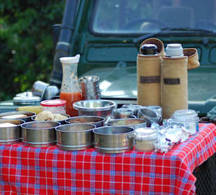 Frühstück in der Wildnis