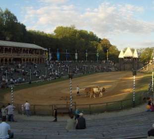 Die Arena vor dem Turnier