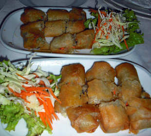 Springrolls, leider etwas fleischlos