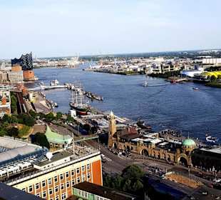 Schöner Blick zum Hafen