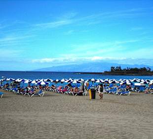 Der Strand von Los Cristianos 