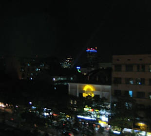 Die Aussicht auf die Stadt