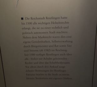 1. Obergeschoß - Zünfte - Reichtadt 16 - 18. Jh.