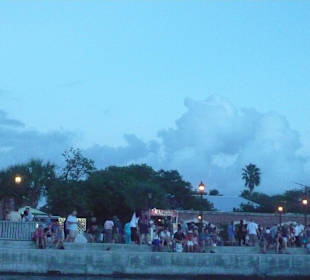 Mallory Sunset vom Boot aus