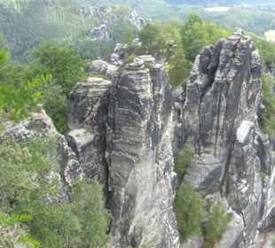 Das Bastei-Massiv, eine tolle Landschaft