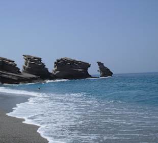 Blick auf die 3 Felsen