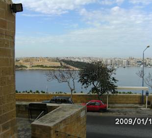 La Valetta, Blick auf Sliema