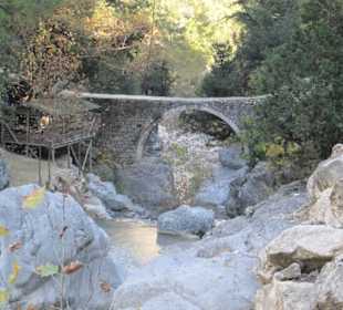 Wanderung in der Schlucht nach Gedelme