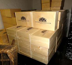 Weinkisten im Bremer Ratskeller