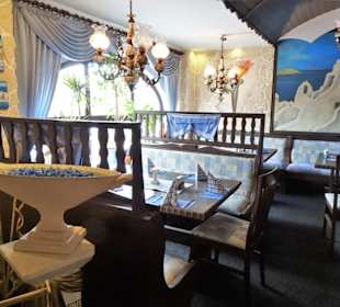 In den Gasträumen des Olympischen Feuers