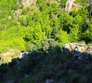 Burg von Alanya (Ic Kale) An&/Abfahrt