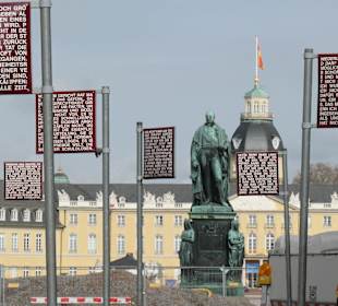 In Karlsruhe beim Platz der Grundrechte
