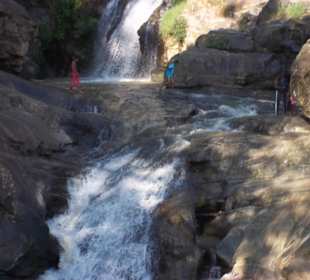 Wasserfall auf den weg ins Hochland