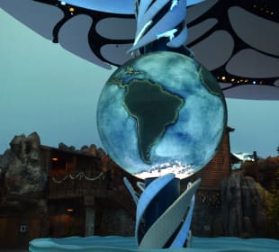 Mainsquare mit Wasserwirbel