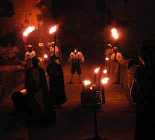 Fort Jesus bei Nacht