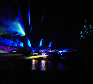 Lasershow von der MS-Brombach
