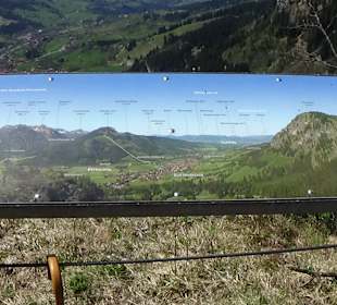 Leichte aber schöne Wanderung zum Ifenblick. "Panorama-Karte