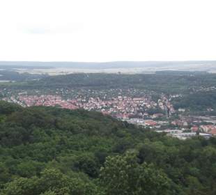 Blick von der Wartburg auf Eisenach