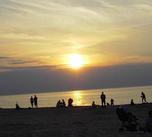 Sonnenuntergang am Strand