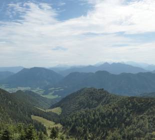Ausblick vom ca. 1674 Meter hohen Hochfelln