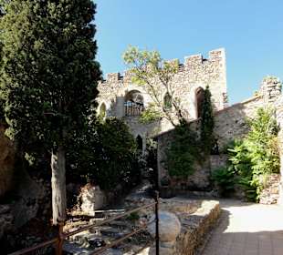 Blick in den Burghof