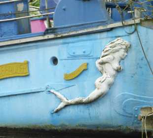 Im Hafen von Friedrichstadt