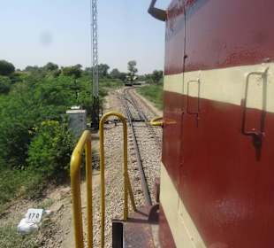 Auf der Lok im Füherstand in Deutschland unmöglich