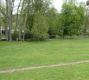 Unterwegs im Kurpark von Bad Orb