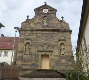 Die Kirche St. Johannes der Täufer in Egenhausen