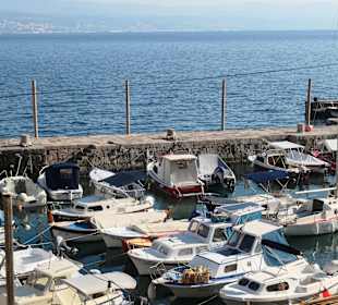 Unterwegs in Lovran in der Kvarner Bucht