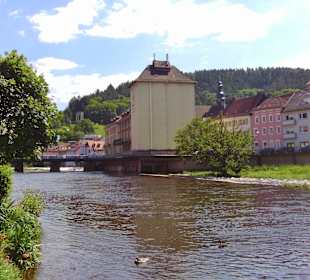 Blick über Murg zur Altstadt