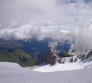 Gletscher Marmolada auf 3342 m