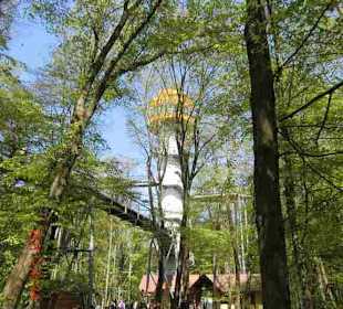 Weg zum turm