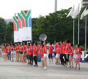 Praticando per la show