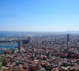 Blick über Alicante