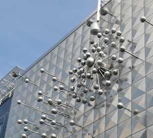 Installation Licht und Bewegung in der Hohen Straß