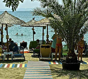 Teil des Strandabschnittes vor dem Road House