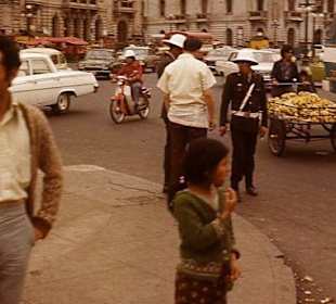 Verkehrspolizist am Plaza de Armas