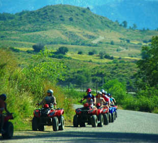 Anfahrt zum Staudamm von Side nach Manavgat
