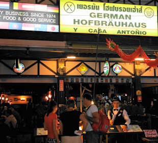 Deutsches Bier und deutsches Essen