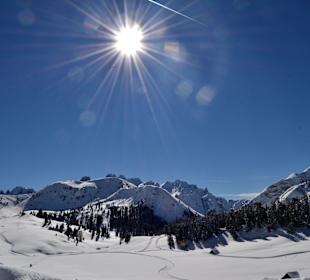 Winter in den Dolomiten