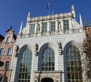 Der Artushof am Langen Markt in Danzig