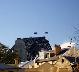 Im Hintergrund die Harbour Bridge