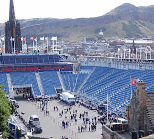 Stadion für das Military Tattoo