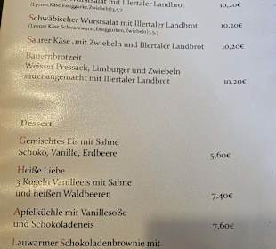 Speisekarte 15.05.26