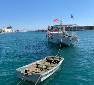 Der Hafen von Kos Stadt