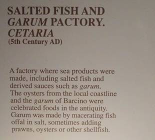 Garum wurde für die Tafeln der Römeerzeugtr 