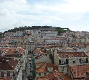 Blick vom Elevador de Santa Justa