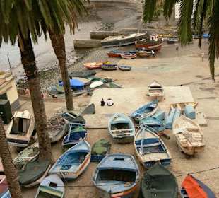 Boote am Hafen