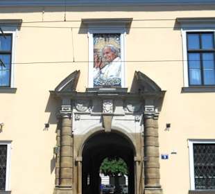 Päpstliches Fenster Krakau